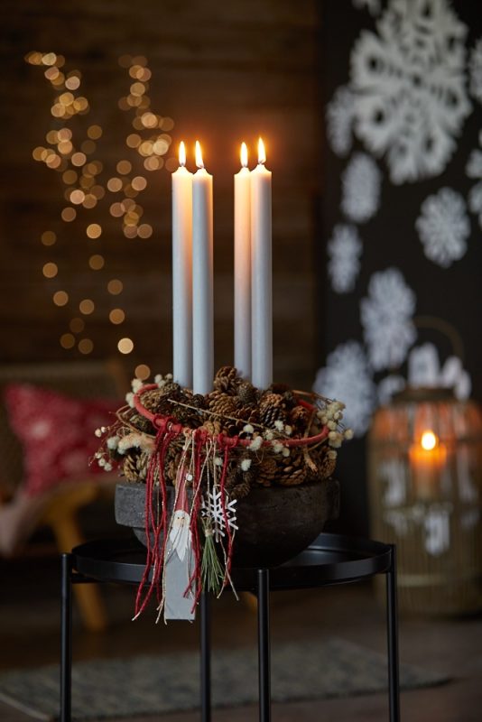 Adventsgesteck - So wird´s gemacht