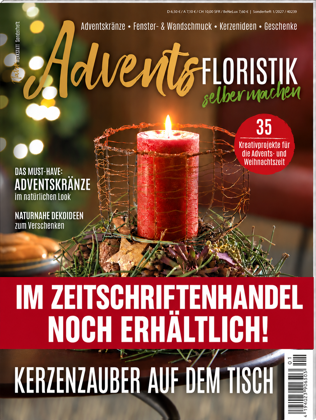 Nature workshop DIY Advent floristry