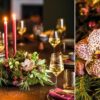 Festive table arrangement